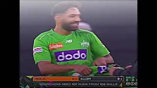 Haris rauf vs Fin Allen 🔥❤👀 #cricket #bbl 