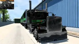 Peterbilt Pinga 389 | Triple Trailer With Loud Sound Gameplay PXN V9 Steering Wheel |ATS|