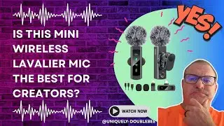 Is this Mini Wireless Lavalier Mic the Best for Creators? #UniquelyDOUBLEBEE #amazonfinds