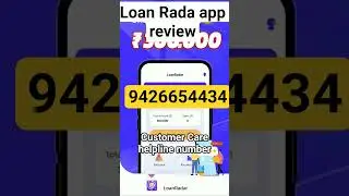 Loan Radar app review video] 7day loan radar app|| 𝕃𝕠𝕒𝕟 ℝ𝕒𝕕𝕒𝕣 𝔸𝕡𝕡 ℂ𝕦𝕤𝕥𝕠𝕞𝕖𝕣 | ℂ𝕒𝕣𝕖 | 𝕙𝕖𝕝𝕡𝕝𝕚𝕟𝕖 ℕ𝕦𝕞𝕓𝕖𝕣/