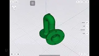 U Trap 2D to 3D drawing 203