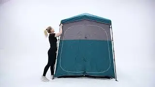 KingCamp MARASUSA Q Double-Room Shower Tent KT2417 Building Video