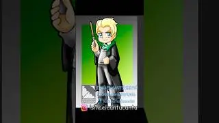 CHIBI FANART Harry Potter DRACO #shorts