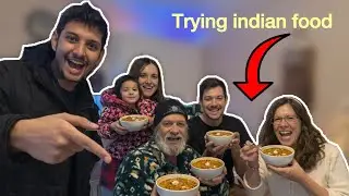 My CANADIAN FAMILY try NORTH INDIAN FOOD for the FIRST TIME!
