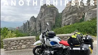 Episode 33. UK to Athens. Riding my motorbike in & around Meteora monastery area