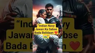 &ldquo;Maa Ke Liye Navy Jawan Ne Ship Se Chhalang Laga Di 😭🇮🇳 | #shorts #navy #ocean #ai #rescue