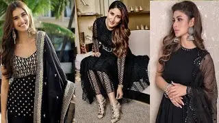 Stylish Black Dresses Design, Black Kurti Designs, Black Kameez,  Eid Special Black Dresses 2020