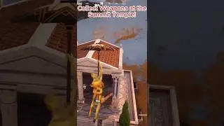 Fortnite Collect weapons at the summit temple. Weekly Quest. #fortnite #fortnitequest #shorts