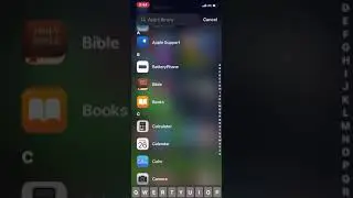 How to view apps in list  view, on ios 14