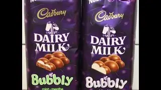 From Canada: Cadbury Dairy Milk Bubbly &ndash; Mint & White Review