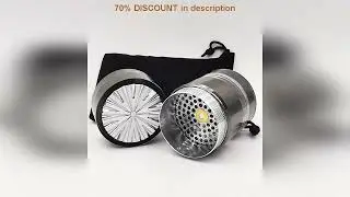 #New 55MM Toothless Manual Metal Herb Grinder Spice Crusher Large-capacity Portable Toothless Desig