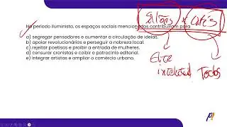 ENEM 2024 - FILOSOFIA CONTEMPOR&Acirc;NEA | Os sal&otilde;es permitiam aos escritores da &eacute;poca do...
