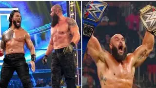 Braun Strowman Attacks Roman Reigns & Bloodline 2022 #wwe #romanreigns #drewmcintyre #brounstroman