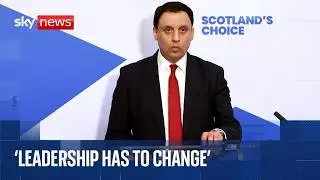 Watch the moment Anas Sarwar calls on Keir Starmer to resign