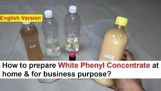 White Phenyl Concentrate Making - 100% Real Formula