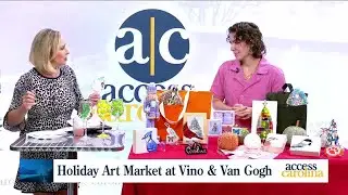Painting wine glasses with Vino & Van Gogh