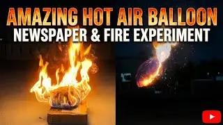 How to making hot air Balloon at home using newspaper | Diy newspaper Hot Air Balloon | Origami 