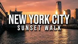 New York City Live🗽Sunset Walk at Pier 40, TikTok: Walk.Ride.Fly, (05.07.24)