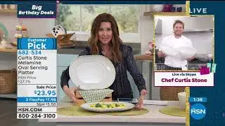 Curtis Stone Melamine Oval Serving Platter