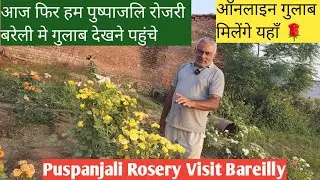 आओ आज चलते हैँ पुष्पाजलि रोजरी बरेली में 🌹Puspanjali Rosery Visit In Bareilly 🇮🇳 Online Rose Nursery