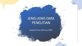 JENIS-JENIS DATA PENELITIAN