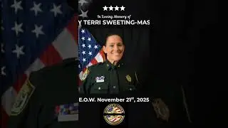 Deputy Terri Sweeting- Mashkow killed in the line of duty. A moment of silence.