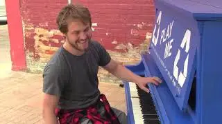 Collingwood ONTARIO Music on the Street Piano Festival Canada