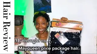 MAYQUEEN PIXIE PACKET HAIR // HONEST HAIR REVIEW // 💯 HUMAN HAIR