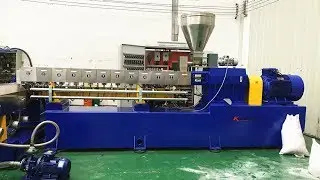 Export to Turkey PP PE Black Masterbatch Compounding & Pelletizing Extruder
