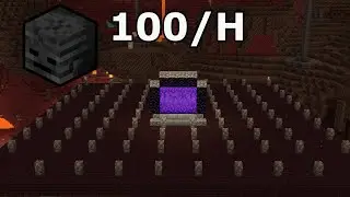 Minecraft AFK Wither Skeleton Farm 1.20