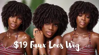 $19 Amazon Faux Locs Wig #shorts