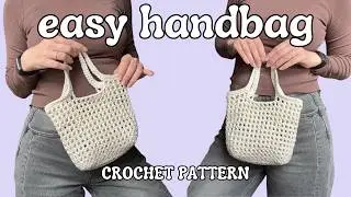 Easiest Summer Crochet Bag! | Crochet Mesh Beach Bag Tutorial