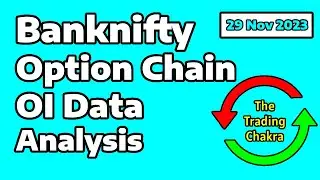 banknifty 800 points | logic behind today's trade + option chain OI data analysis 29/11/2023