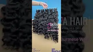 Southeast Asia Burmese Wavy 1/3/4 Raw Bundles Deals Sea Hair Ft.Sea Burmese Raw Hair Review