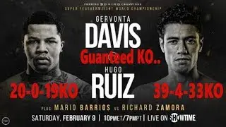 Gervonta Davis vs Hugo Ruiz FULL FIGHT HD KO PUNCH