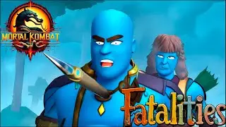 Mortal Kombat 11 but in the Pixar style