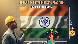 Similarity between civil engineering & Indian flag#indian  #IndianFlag#CivilEngineering#engineering
