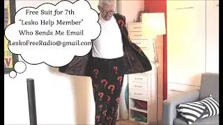 Win a Free Question Mark Suit for Halloween....Lesko Help Members Only Size 40R