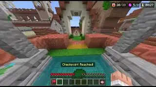 Hive minigames Speedrun Parkour Worlds | Rooftops - Courtyard Crossing in 51s 700ms