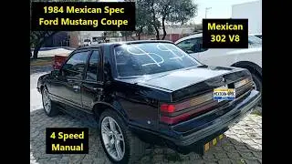1984 V8 Manual Mustang Coupe - 1984 Mexican Spec Ford Mustang Coupe - 51230A