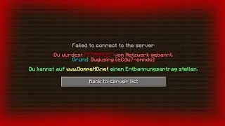 GommeHD.net Gebannt...