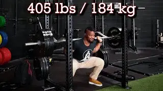 405 lbs DEEPer PinSQUAT PR  ( pause ) | LOG 052521