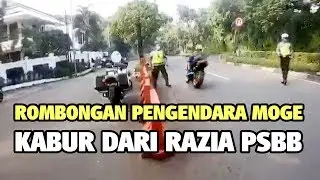 Pengendara Moge Kabur dari Razia PSBB, Polisi: Ini Tidak Menghargai Petugas