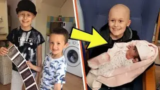 9 Year Old Boy with Months to Live Waits Long Enough to Meet His Newborn Sister