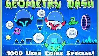 1000 USER COINS CELEBRATION!!! Vanilla 100% by Skitten & more! - Geometry Dash [2.1]