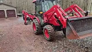Our Driveway Gets a Big Upgrade With Tons of Stone! TYM T474 Tractor & Vevor Tamper