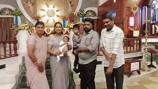 Baby naming ceremony 🎑|  Babtism of  Rafael Aiden | Munnar Church| vlog| #keralatamizhachi 