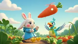 ⭐ The Flying Carrot | Funny Chase Story for Kids | Rori & Dodo Animated Adventure