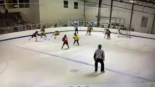 Sophia Capone scores from the point at HNIB