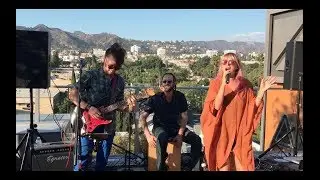 Kim Larsen tribute under the Hollywood Sign - 